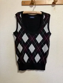 pour la frime プーラフリーム ベスト ジレ ニット プルオーバー