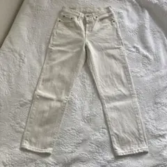 Levi's 501 ホワイト ストレートデニム