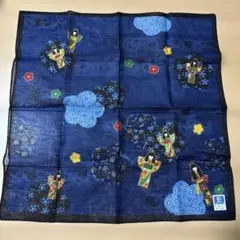 【新品未使用　タグ付き】　藍染めハンカチ