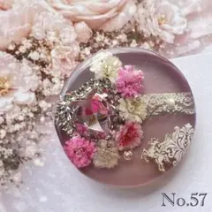 レジン ヘアゴム ドライフラワー No.91 - メルカリ