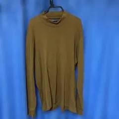 UNIQLO U タートルネックT ブラウン L