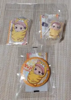 呪術廻戦 ぷにとっぷ おくるみたいがーあそーと マスコット チャーム 虎杖悠仁