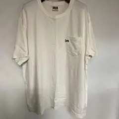 Lee 半袖Tシャツ L ホワイト ポケット付き