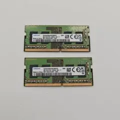 8GB サムスン ノートPCメモリ DDR4 PC4-3200AA 4GB2枚