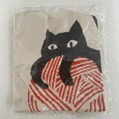 ニットマルシェバッグ　レディース　小さめ　韓国　ミニバッグ　おしゃれ　猫
