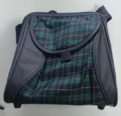 JAKUETS 緑と黒のチェック柄リュック