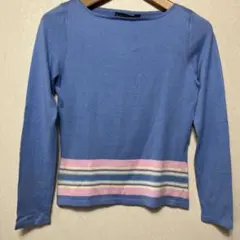 タグ付き未使用・難ありラルフローレンRALPH LAUREN シルク混カットソー