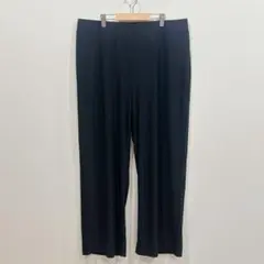 ワイドパンツ 【2X/3L】ストレッチ ブラック 大きいサイズ