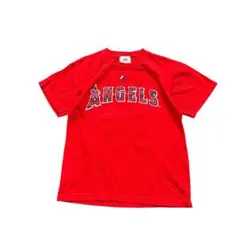 7SM5【Majestic】MLB ANGELS 大谷翔平　17番　Tシャツ　赤