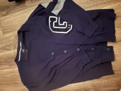 GAP ネイビー M ボタン付きカーディガン