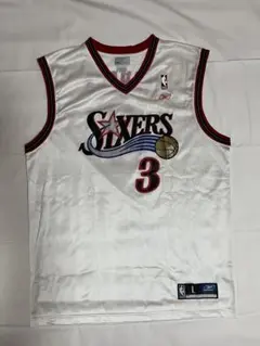 希少 XXL チャンピオン NBA アイバーソン 76ers ユニフォーム 52 