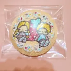 サンリオ 刺繍缶バッジ パティ&ジミー