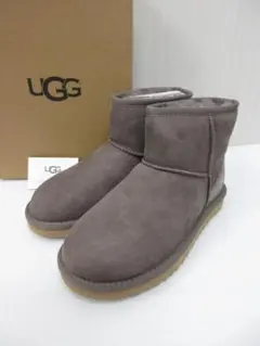 アグ クラシックミニII ムートンブーツ ストーミーグレー 25cm a