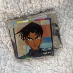 名探偵コナン TVアニメ30周年記念 コナン展 スクエア缶バッジ　服部平次