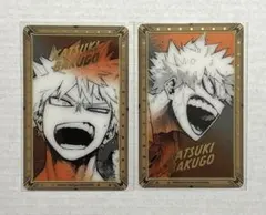 僕のヒーローアカデミア　原画展　爆豪勝己　箔押しクリアカード