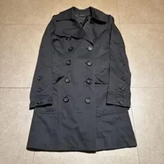 Egoist トレンチコート　レディース　黒　ブラック