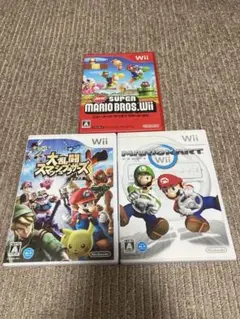 【Wii】sm-7 スマブラ　マリカー　スーパーマリオ　セット　まとめ