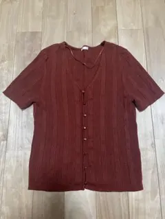 GU 半袖 カーディガン