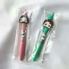 竈門炭治郎・竈門禰豆子 ラバーマスコット付きペン①《2本セット》