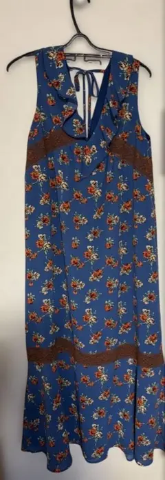 Unitage 花柄ノースリーブミニワンピース