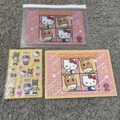 JRA TURFY HELLO KITTY クリアファイル ステッカー