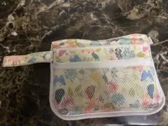 Luxja 防水おむつ替えシートポーチ45×75 折りたたみ式ポケット式付 花柄のサムネイル