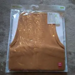 新品 UNIQLO サロペットパンツ 100cm ブラウン