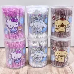 サンリオ 綿棒 80本×6個セット ハローキティ シナモロール ポムポムプリンのサムネイル