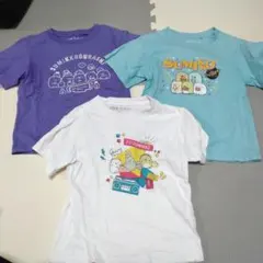 すみっコぐらし Tシャツ 3枚セット 110cm