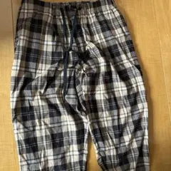 チェック柄カジュアルパンツ