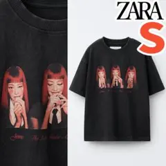ZARA JENNIE RUBY® ウォッシュドTシャツ カーボングレー S