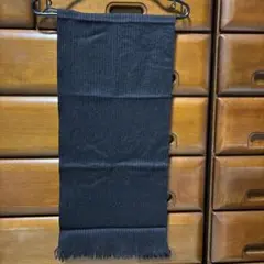 ブラックフリンジマフラー