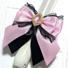 ライトピンク ブラック キンブレリボン ペンライトリボン ペンラリボン