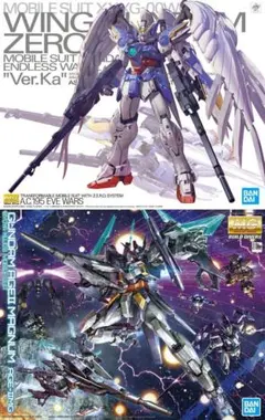 【2品】MG ウイングガンダムゼロEW Ver.Ka／ガンダムAGEIIマグナム 2品】MG ウイングガンダムゼロEW Ver.Ka／ガンダムAGEIIマグナム