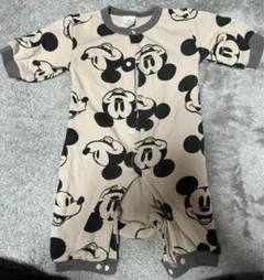 ミッキーマウス柄ロンパース 50-60cm