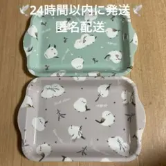 【新品】シマエナガ　トレー　2点セットのサムネイル