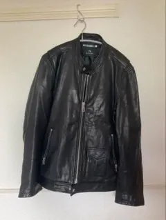 PS Paul Smith レザージャケット シングルライダース ブラック 本革のサムネイル