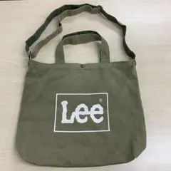 Lee リー BIG 2WAY トートバッグ カーキのサムネイル