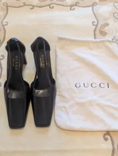 GUCCI レザー パンプス ブラックのサムネイル