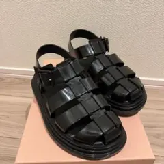 melissa　23.0　サンダル　ブラック　メリッサ　グルカサンダルのサムネイル