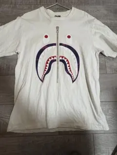 A BATHING APE シャーク Tシャツ ホワイト Mサイズ
