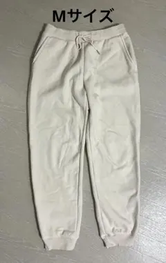 ユニクロ　レディース　ヒートテックボアスウェットパンツ　オフホワイト　Mサイズ