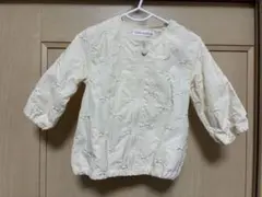 mamaraku リボン刺繍 ジャンパー ブルゾン 80cm アウター 春秋