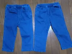 GITA basic デニムパンツ 2本セット 110cm
