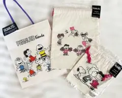PEANUTS Friends ギフトトートバッグ＆ポーチ3点セット