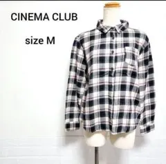 最終価格❣️詰め放題対象❣️シネマクラブ☆　長袖シャツ　チェック柄　M