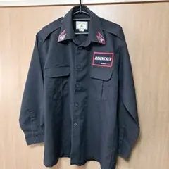 RISING SUN ブラックミリタリージャケット LL