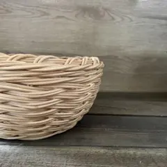 ＼手作り／ラタンバスケット