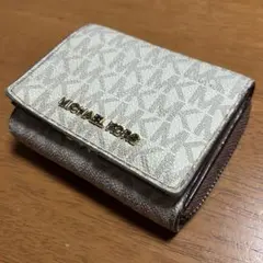 MICHEAL KORS 三つ折財布マイケルコース MKシグネチャーコンパクト