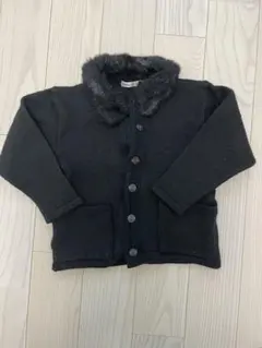 BeBe 黒 ニットジャケット 100のサムネイル
